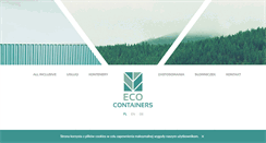 Desktop Screenshot of ecocontainers.com