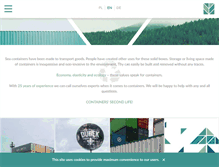 Tablet Screenshot of ecocontainers.com